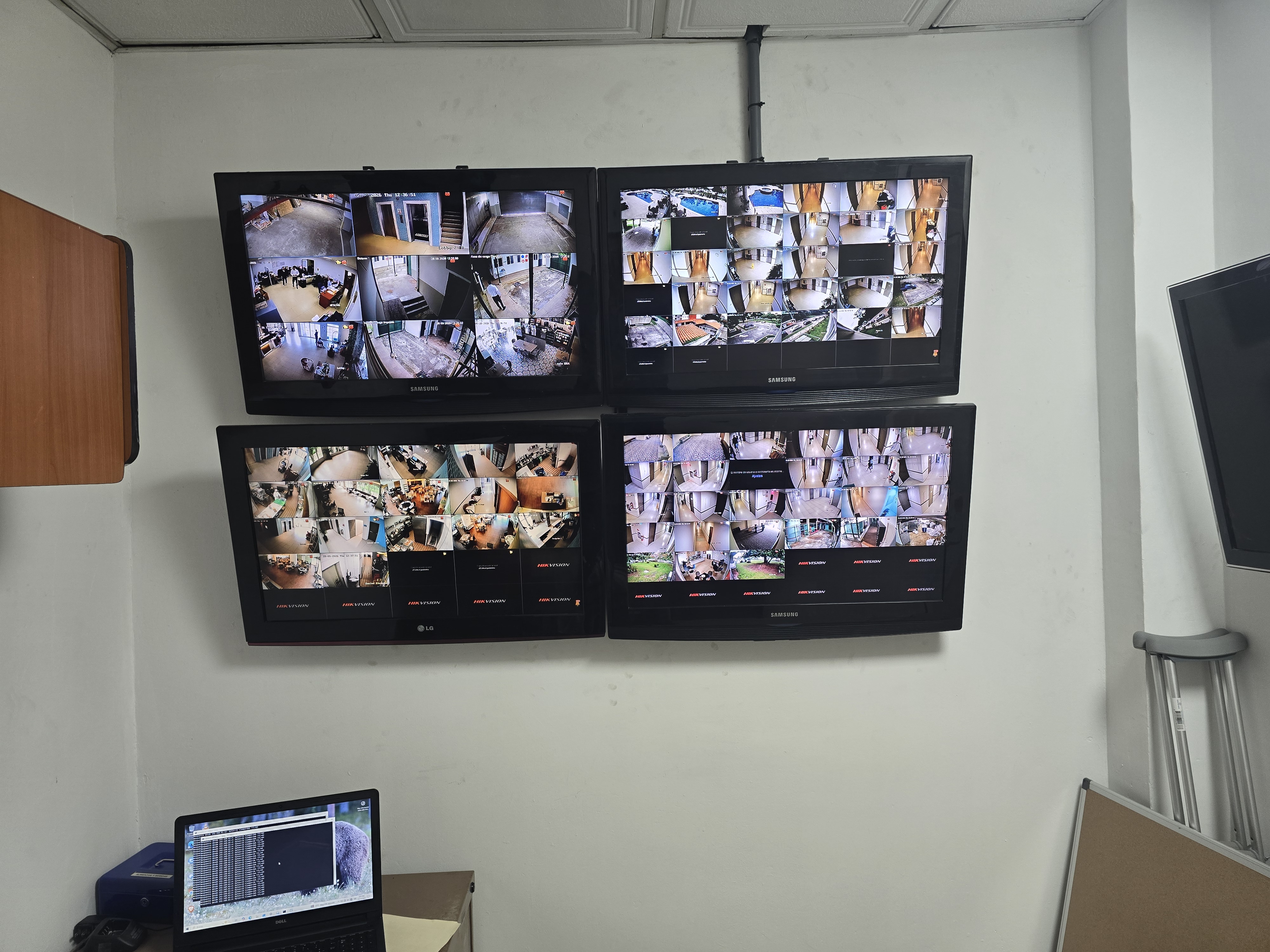 Instalación de cámara de seguridad CCTV en propiedad de Panamá